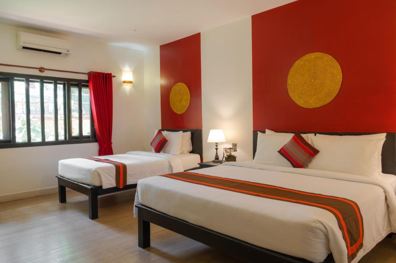 กร็องด์ เอลิเซ ลา เรซิดองซ์ Hotel เสียมราฐ ภายนอก รูปภาพ